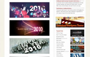 free new year 2010 wallpapers, collection of wallpapers from different sites