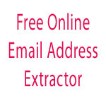 How to extract email addresses or email ids online for free ?
