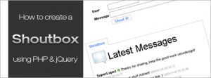 Shoutbox in php with ajax and jquery